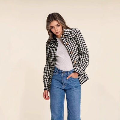Winter Gingham Jacket