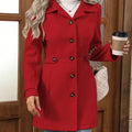 Caramel Chic Wrap Coat