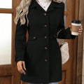 Caramel Chic Wrap Coat