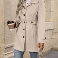 Caramel Chic Wrap Coat