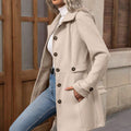 Caramel Chic Wrap Coat