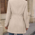 Caramel Chic Wrap Coat