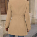 Caramel Chic Wrap Coat