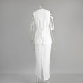 White Horizon Linen Set