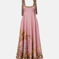 Rosewood Reverie Linen Dress