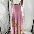 Rosewood Reverie Linen Dress