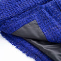 Royal Azure Tweed Blazer