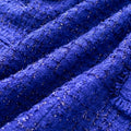 Royal Azure Tweed Blazer