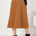 Corduroy Button Skirt