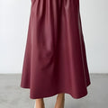 Burgundy Muse Skirt