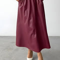 Burgundy Muse Skirt
