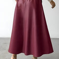 Burgundy Muse Skirt