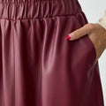 Burgundy Muse Skirt