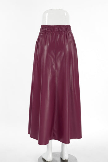 Burgundy Muse Skirt