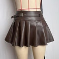 Mocha Muse Pleated Skirt