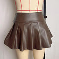 Mocha Muse Pleated Skirt