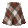 Crimson Check Skirt