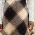 Crimson Check Skirt