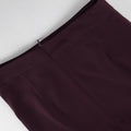 Bordeaux Column Skirt