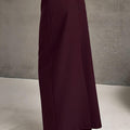Bordeaux Column Skirt