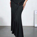 Noir Drape Skirt