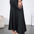 Noir Drape Skirt