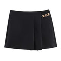 Bordeaux Chain Skirt