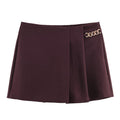 Bordeaux Chain Skirt