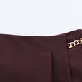 Bordeaux Chain Skirt