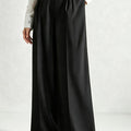 Satin Wide Leg Trousers