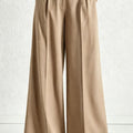 Satin Wide Leg Trousers