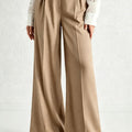 Satin Wide Leg Trousers