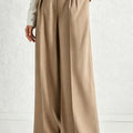 Satin Wide Leg Trousers