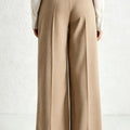 Satin Wide Leg Trousers