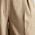 Satin Wide Leg Trousers