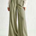 Satin Wide Leg Trousers