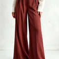 Satin Wide Leg Trousers