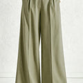Satin Wide Leg Trousers