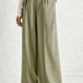 Satin Wide Leg Trousers