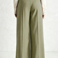 Satin Wide Leg Trousers