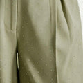 Satin Wide Leg Trousers