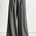 Satin Wide Leg Trousers