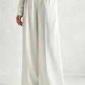 Satin Wide Leg Trousers