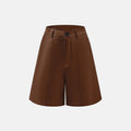 Leather Bermuda Shorts
