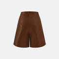 Leather Bermuda Shorts