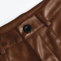 Leather Bermuda Shorts