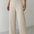 Pleated Wide Leg Pants