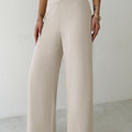 Pleated Wide Leg Pants