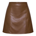 Tan Zip Skirt