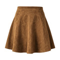 Camel Suede Skirt
